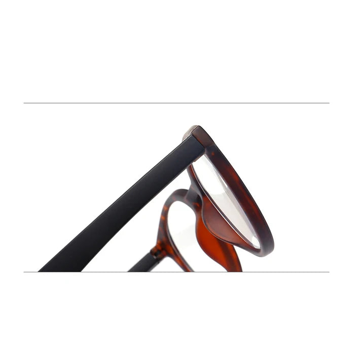 Retro Leopard Oval Frame Reading Glasses For Men&Women Clear Lens Presbyopia Eyeglasses Eyewear With Diopter+1.0 to 4.0