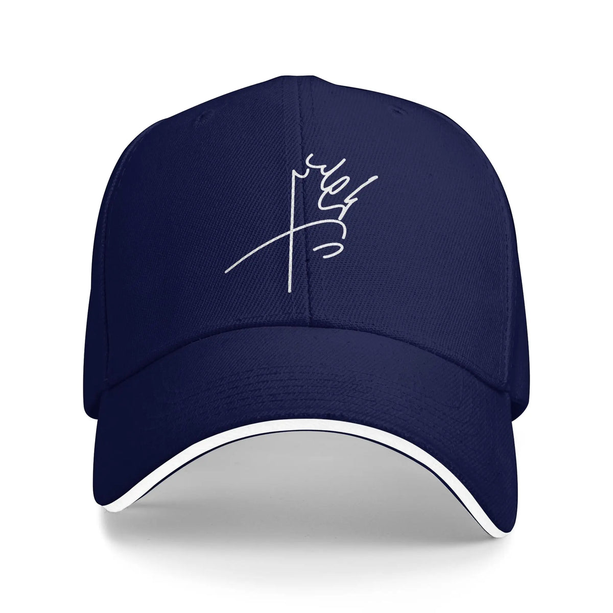 Y2K Mohammad Reza Pahlavi's signature Iran Running Baseball Caps Male  Personalized Peaked Cap Woman Pool Party Sunscreen Hat