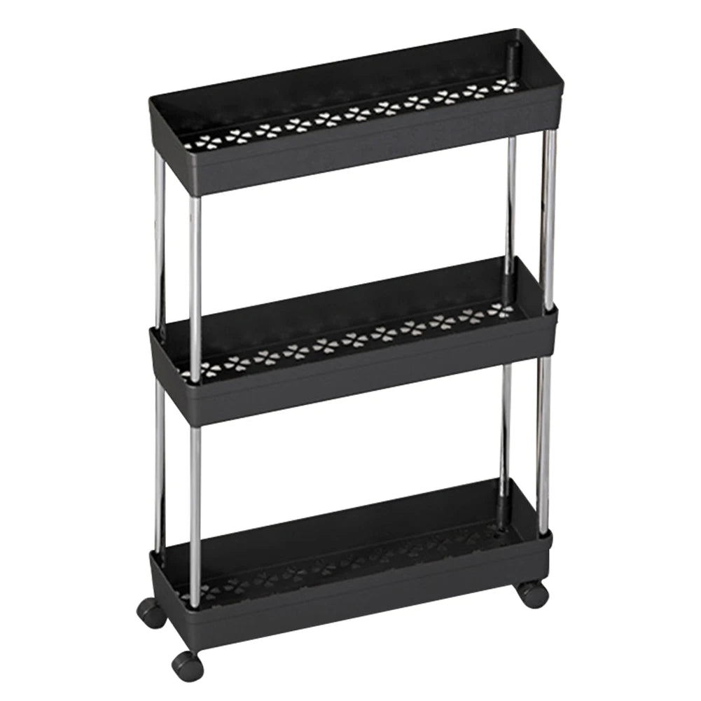 Multi-Layer Kitchen Rack Floor To Floor Storage Rack Household Microwave Stove Shelves Multi Scene Tool Pot Rack Kitchen Storage