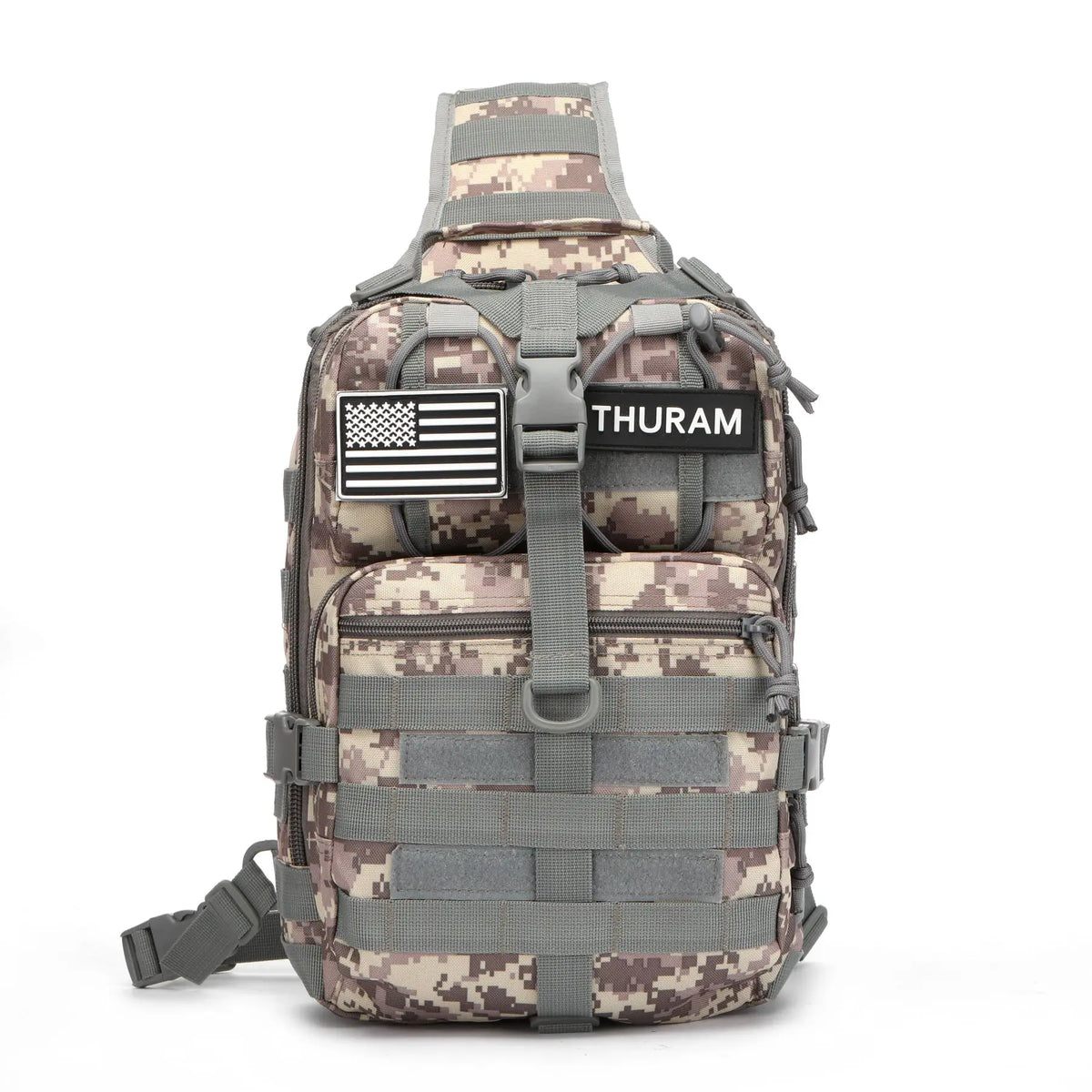 THURAM 8L/15L Outdoor Tactical Bag Backpack Sport Bag Pack Sling Shoulder Backpack Tactical Bag for Every Day Carry