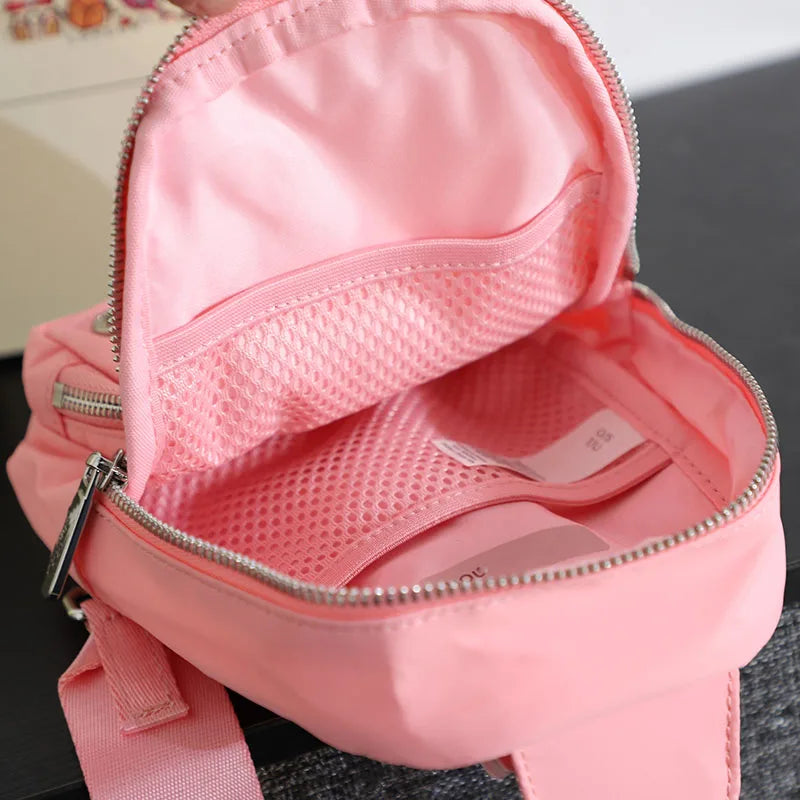 Adjustable Crossbody Chest Bag Travel Single Shoulder Bag Multifunctional Sling Bag Polyester Zipper Closure Casual Leisure