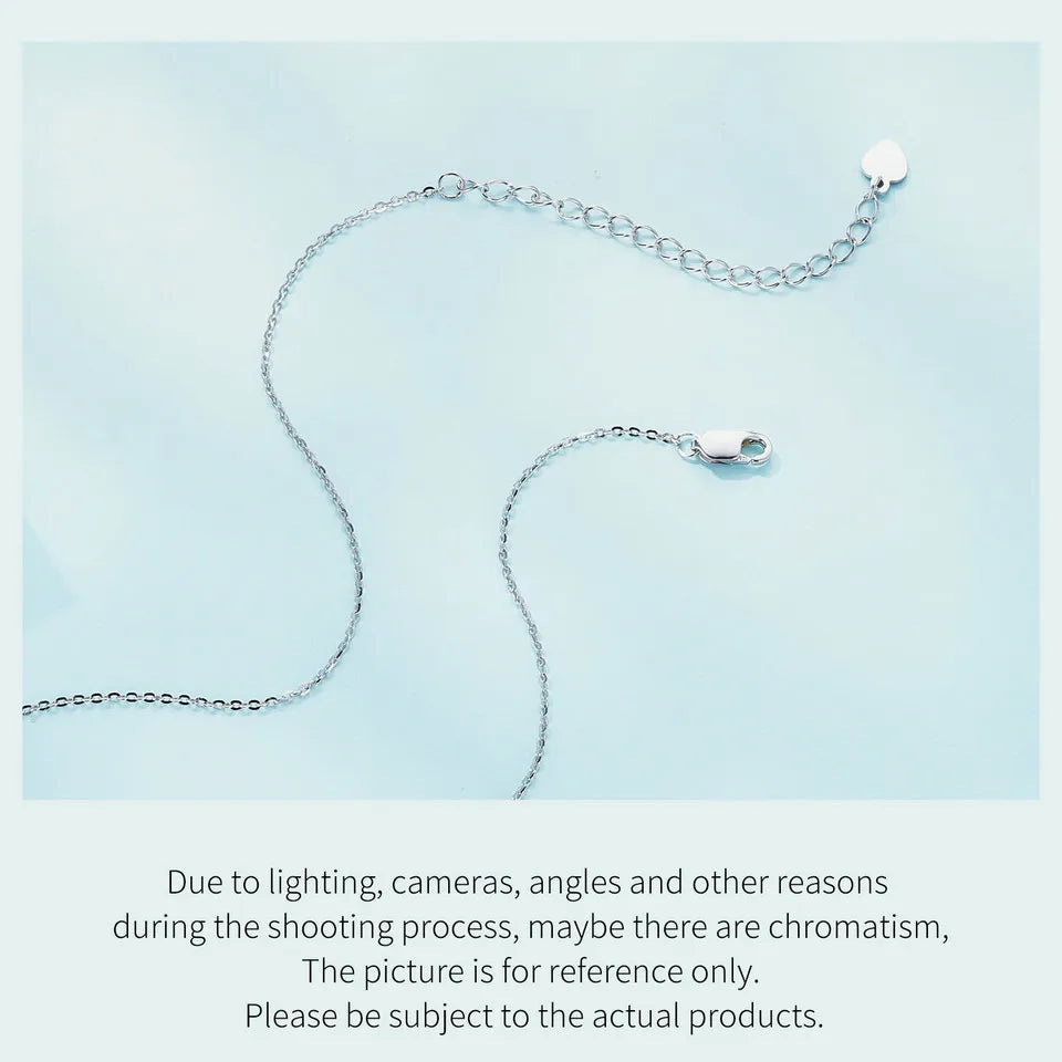 WOSTU Classic Basic Chains Solid 925 Sterling Silver O-Shaped Necklace Twisted Snake Bar Singapore Box Chain Square Links 45CM