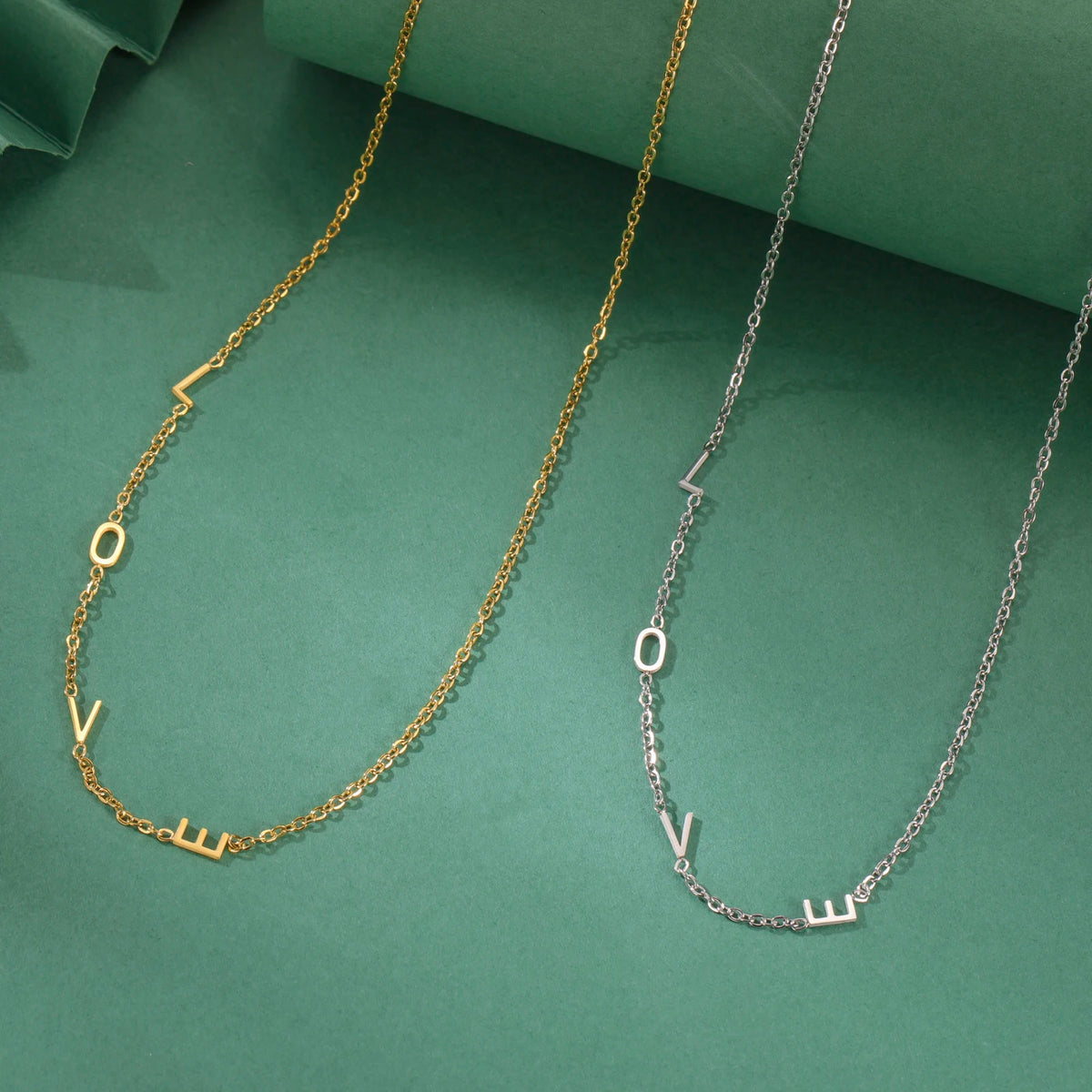 Custom Initial Letter Necklaces Choker For Women Stainless Steel A-Z Alphabet Personalized Necklace Jewelry Mother's Day Gift