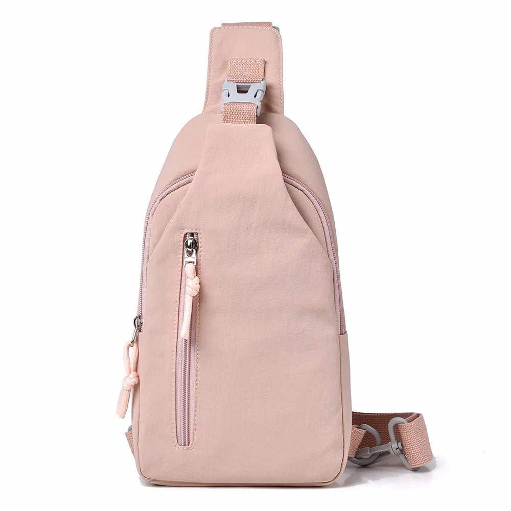 women's chest bag, men's casual single shoulder cross shoulder bag, anti splash trendy chest smart commuting travel cycling bag