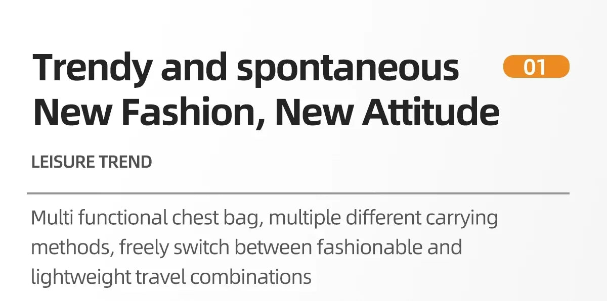 2026 New Men's Bag High Quality PU Leather Men's Chest Bag Simple Waterproof Single Shoulder Crossbody Bags Messenger Bag Gift