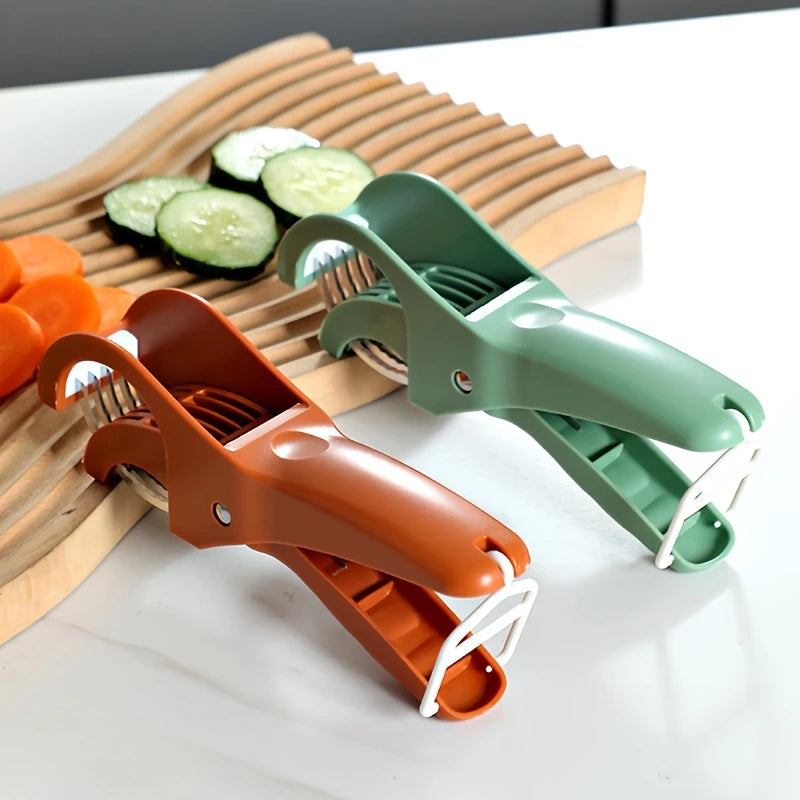 HUIDASHUN New Kitchen Stainless Steel Fruit and Vegetable Slicer Multifunctional Vegetable Salad Fruit Slicer