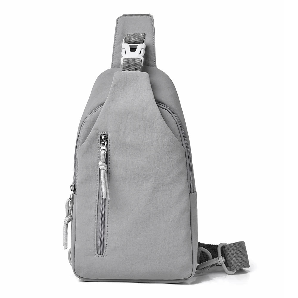 Hot Models Of Men And Women With The Same Models Of Casual Cross-body Bag, Large-capacity Nylon Chest Bag, Commuting, Travel