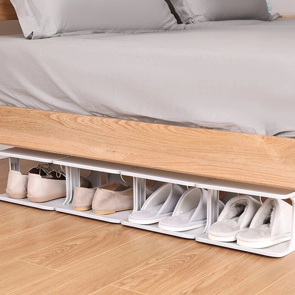 【Breeins】4/6-Tier Stackable Shoes Rack For Entryway Shoes Storage Organizer Shelf Home Decoration