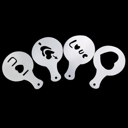 16-Piece Coffee Art Stencil Set – view 4