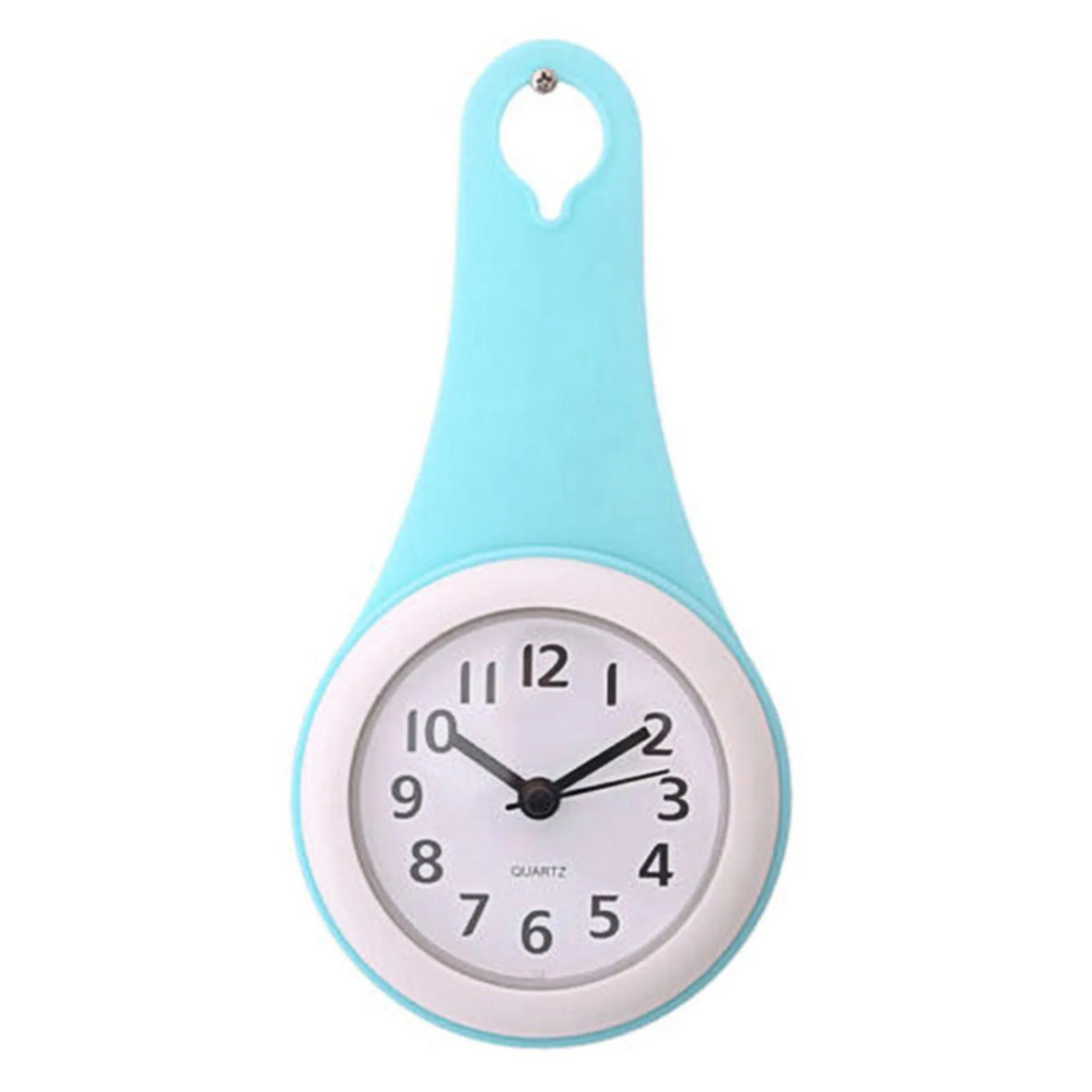Kitchen Bathroom Wall Clock Multipurpose Water Resistant Hanging Clock for Family Friend Neighbor Gift