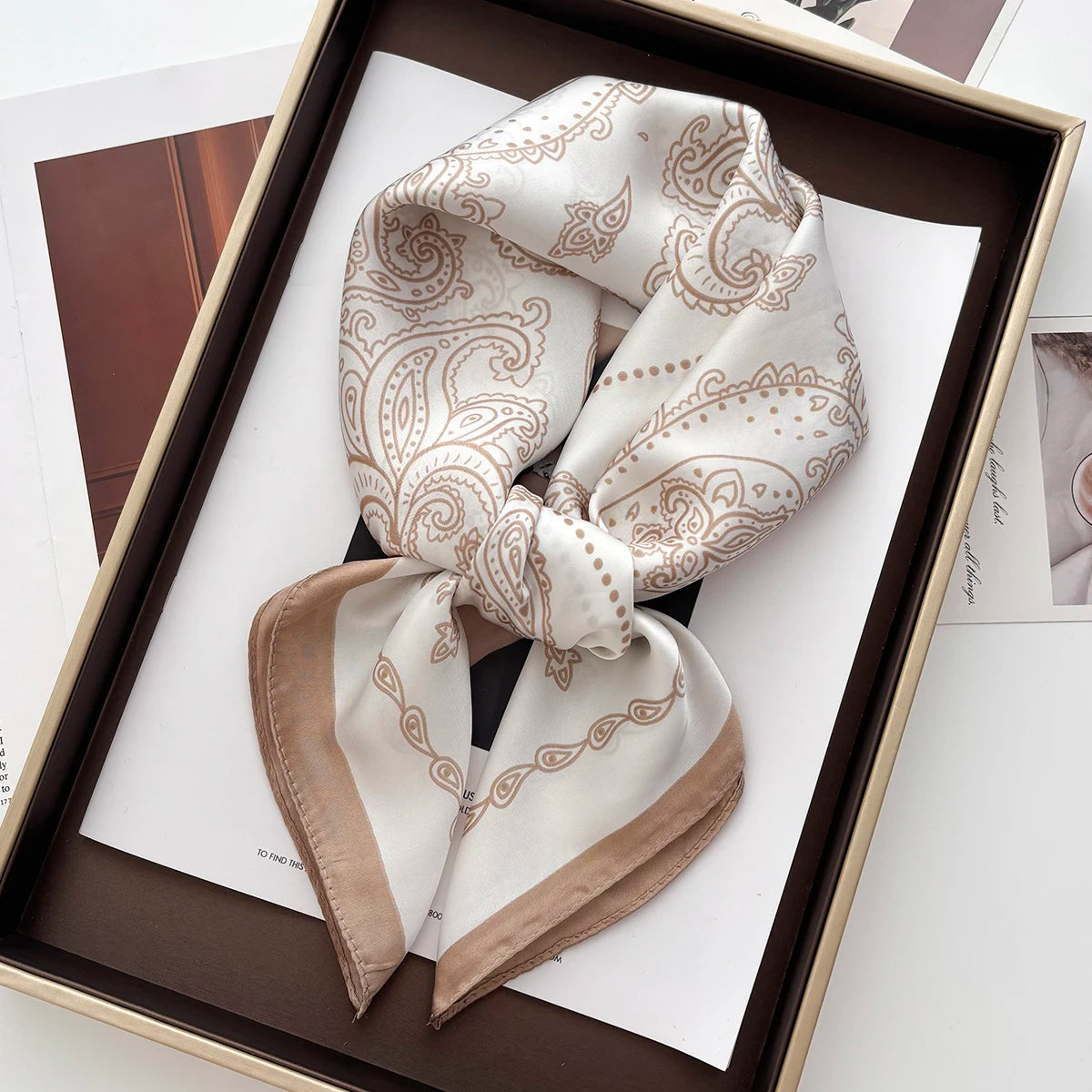 1PC Solid Color Square Scarf Women Luxury Beach Scarf Fashion Lady Hair Head Bandana Wraps Female Neckerchief Hijab Shawl