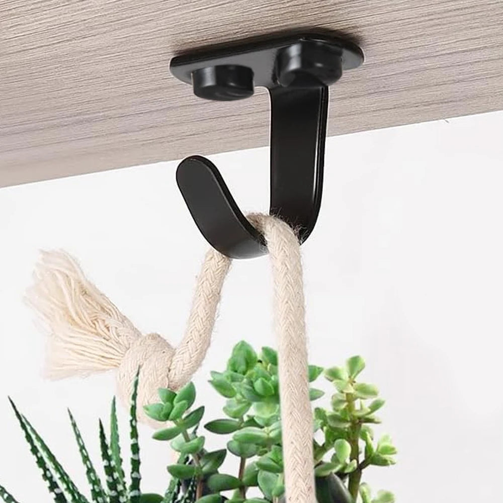  Ceiling Hooks Stainless Steel Heavy Duty Hanging Hook Top Hanger For Plant Lights, Kitchen Garage Multi-Purpose Storage Hanger