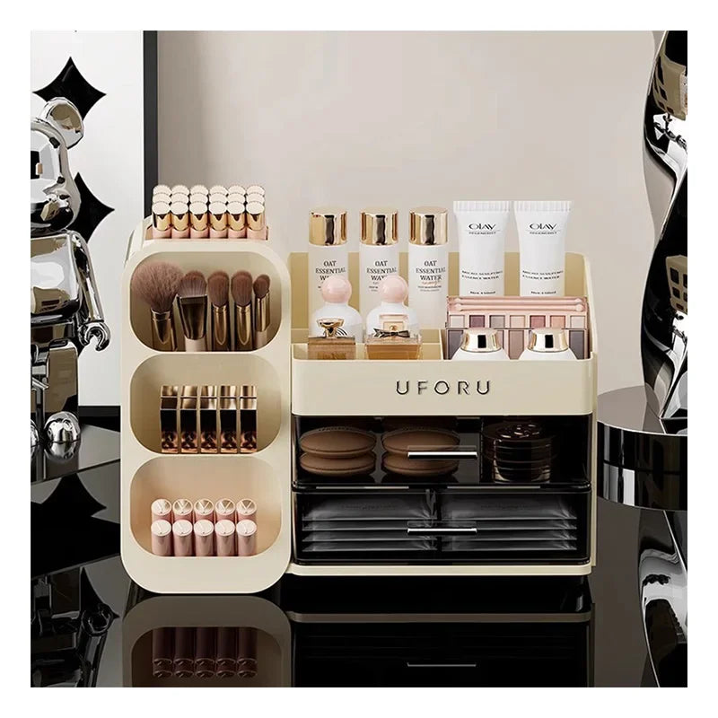Makeup Organizer With Drawers Large Cosmetic Skincare Jewelry Perfume Storage Box For Home Countertop Vanity Bathroom Bedroom