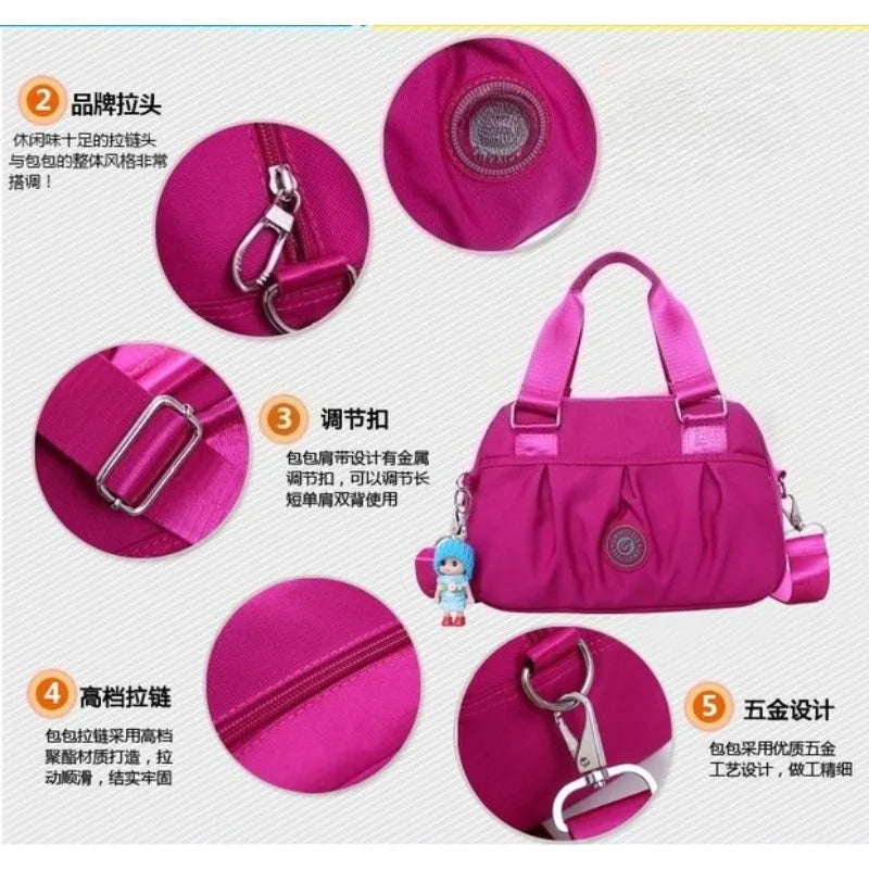 New style trendy nylon oxford cloth bag casual one-shoulder slant straddle women's small bag crossbody bag