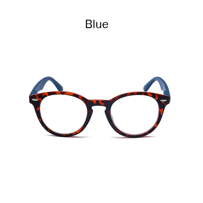 Retro Leopard Oval Frame Reading Glasses For Men&Women Clear Lens Presbyopia Eyeglasses Eyewear With Diopter+1.0 to 4.0