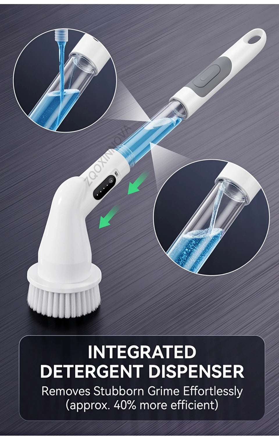 Household Cordless Spin Scrubber Multipurpose Cleaning Brush  Kitchen Gadgets Hair Brushes Bathroom Broom Toilet Electric Mops