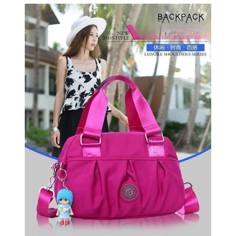 New style trendy nylon oxford cloth bag casual one-shoulder slant straddle women's small bag crossbody bag