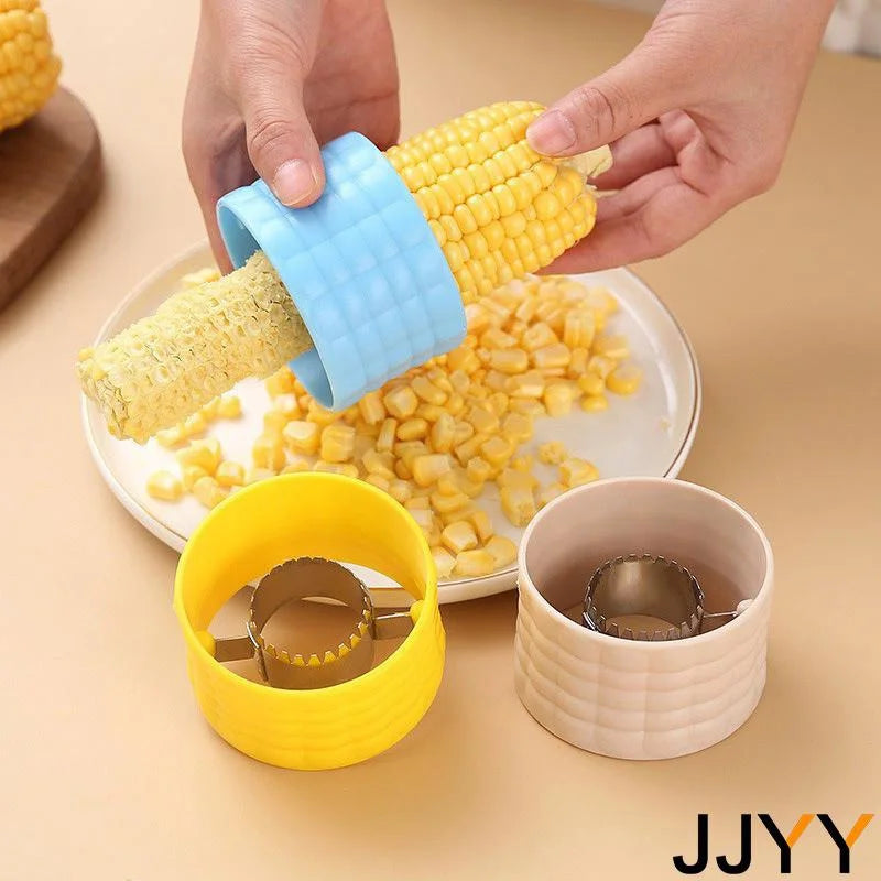 JJYY  Corn Cob Peeler Stripper Cutter Splitter Remover Thresher Stonego Kitchen Salad Tool