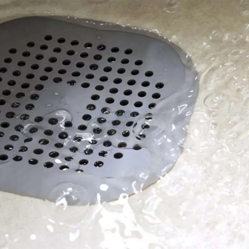 Shower Drain Plug Hair Catcher Stopper Kitchen Sink Strainer Sewer Silicone Bathroom Floor Bathtub Water Filter Home Accessories