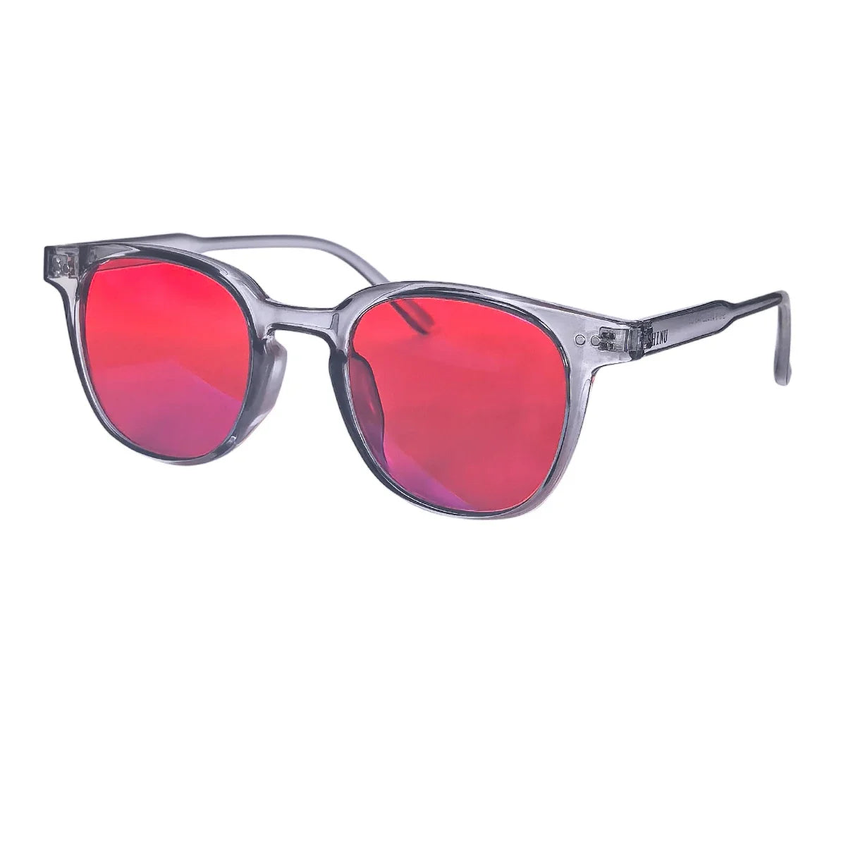 SHINU Red Lens Glasses Women Sleep Better Blue Light Blocking Glasses for Long Screen Time Orange Lens Glasses Gaming Eyewear