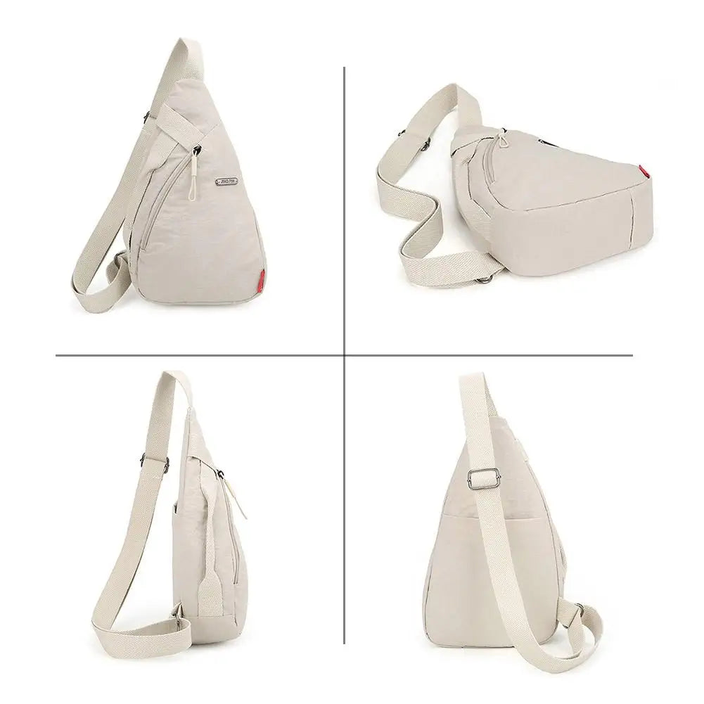 Unisex Sports Casual Crossbody Bag Fashionable Large-capacity Cycling Bag  Chest Bag Portable Shoulder Bag Sporty Phone Bag