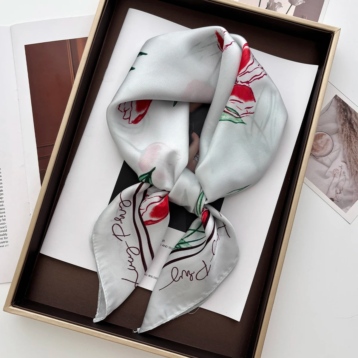 1PC Solid Color Square Scarf Women Luxury Beach Scarf Fashion Lady Hair Head Bandana Wraps Female Neckerchief Hijab Shawl