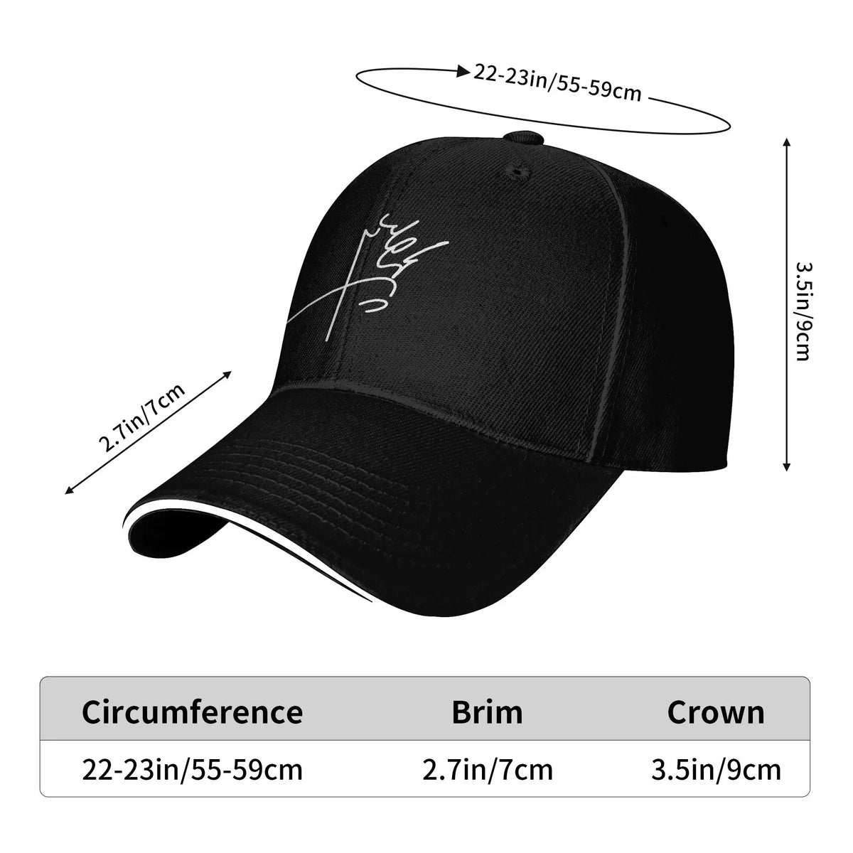 Y2K Mohammad Reza Pahlavi's signature Iran Running Baseball Caps Male  Personalized Peaked Cap Woman Pool Party Sunscreen Hat