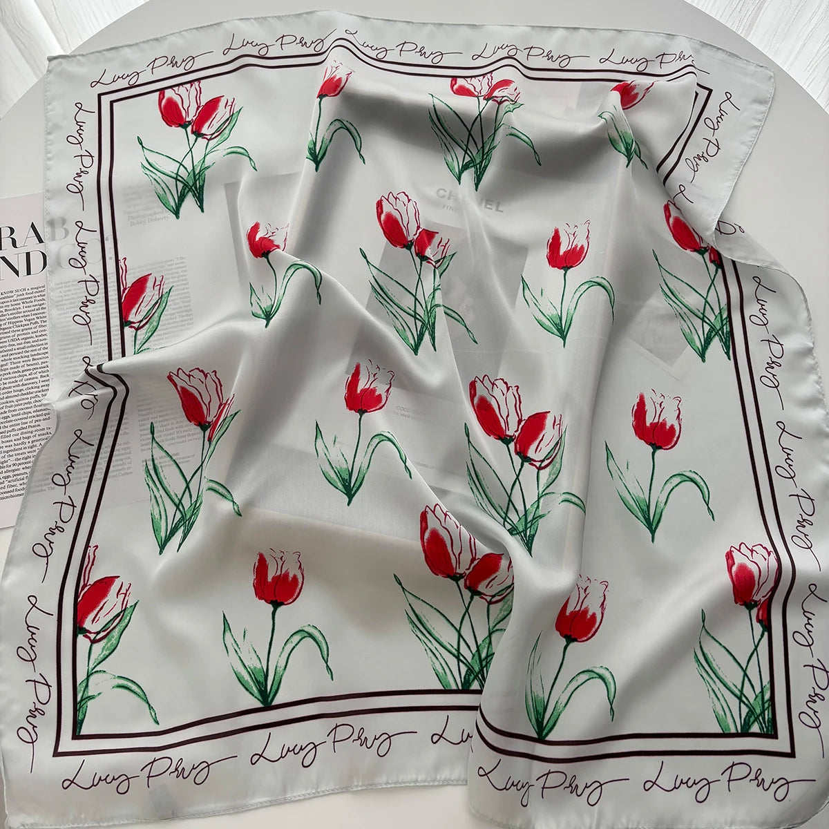 1PC Solid Color Square Scarf Women Luxury Beach Scarf Fashion Lady Hair Head Bandana Wraps Female Neckerchief Hijab Shawl