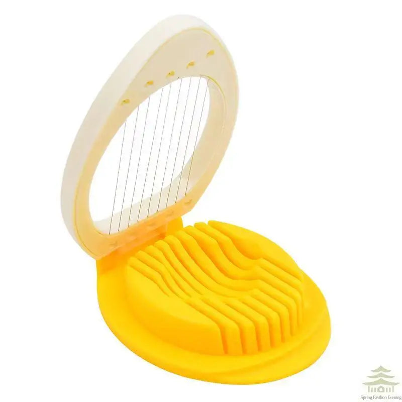 1pc Stainless Steel Multi-purpose Egg Cutter Light and Convenient Creative Egg Slicer Egg Divider Kitchen Accessory