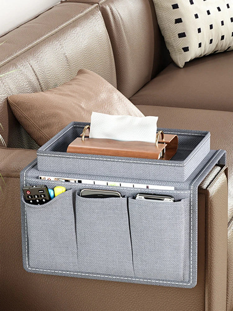 Sofa storage bag, sofa armrest storage hanging bag, remote control storage bag, home storage bag