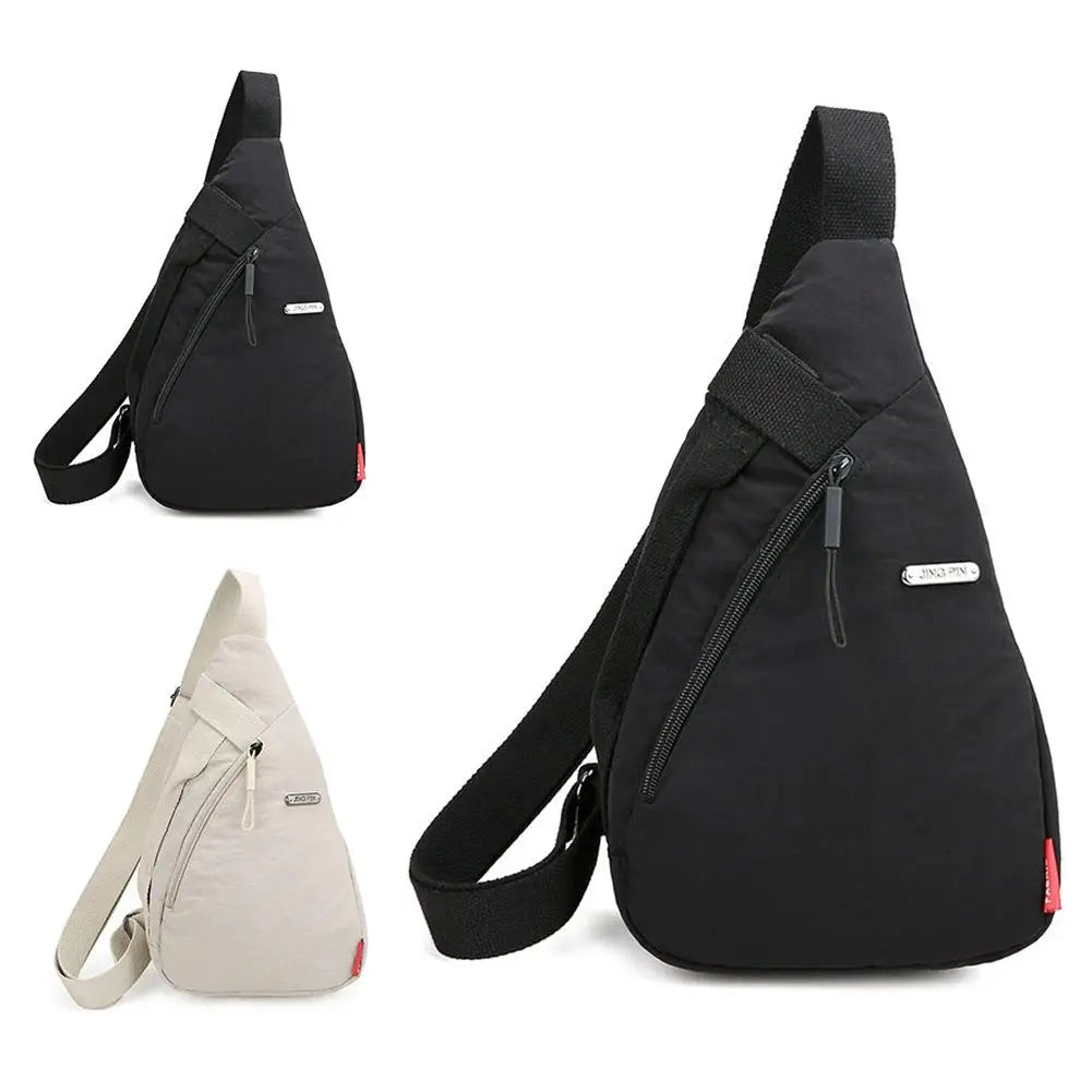 Unisex Sports Casual Crossbody Bag Fashionable Large-capacity Cycling Bag  Chest Bag Portable Shoulder Bag Sporty Phone Bag