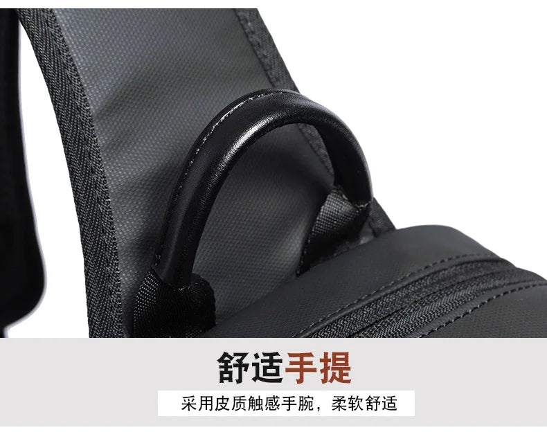 Fashion Men Travel Waterproof Leisure Business Chest Sports Packs Messenger Shoulder Sling Running Bag Men's Boys