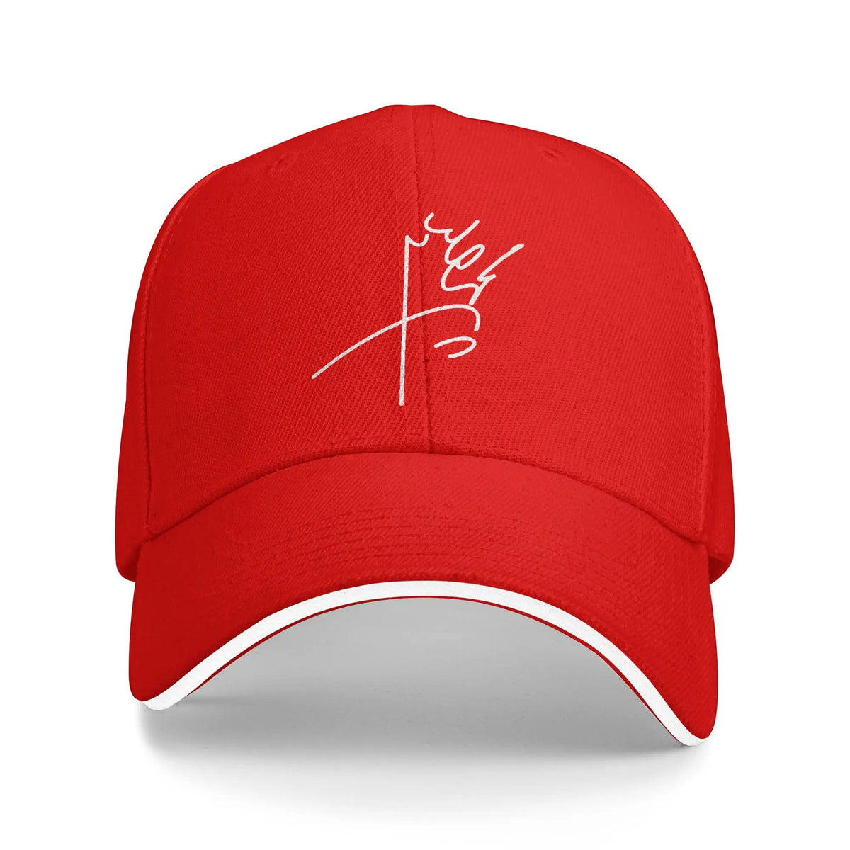 Y2K Mohammad Reza Pahlavi's signature Iran Running Baseball Caps Male  Personalized Peaked Cap Woman Pool Party Sunscreen Hat