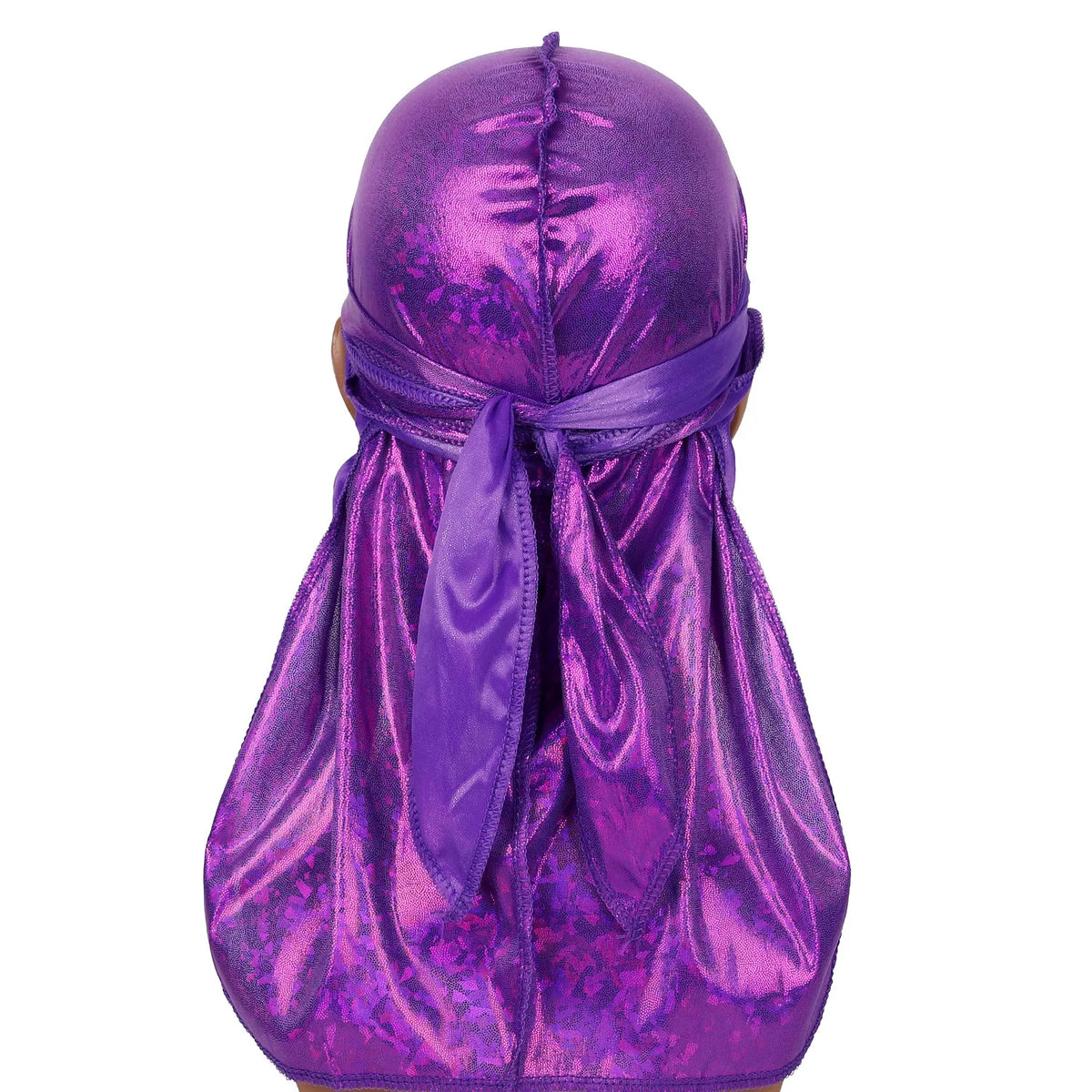 Satin Floral Printed Headband Scarves for Women Hair Accessories Mens Doo Rag Durag Long Tail Cap Bandana Turban Unisex Headwear
