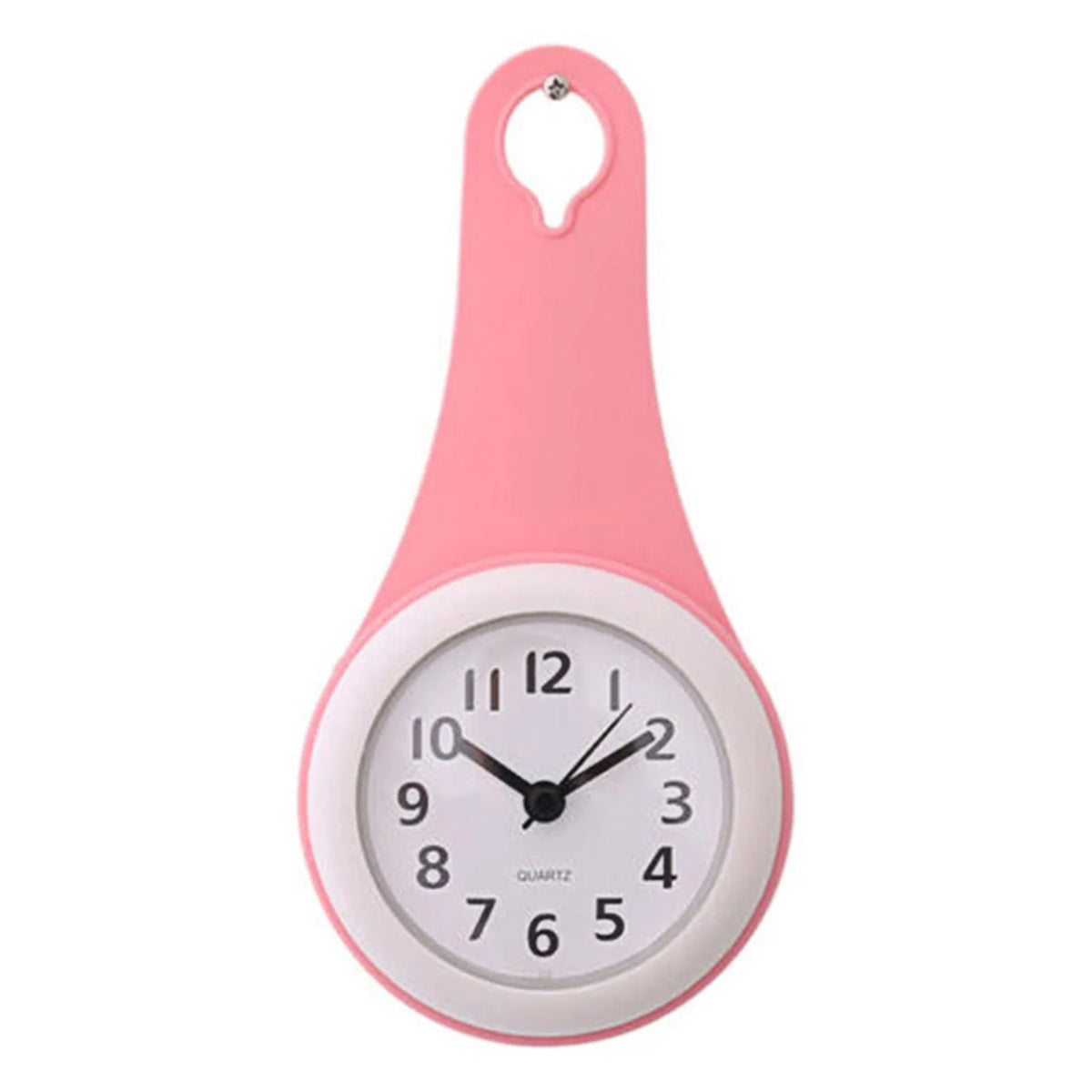 Kitchen Bathroom Wall Clock Multipurpose Water Resistant Hanging Clock for Family Friend Neighbor Gift