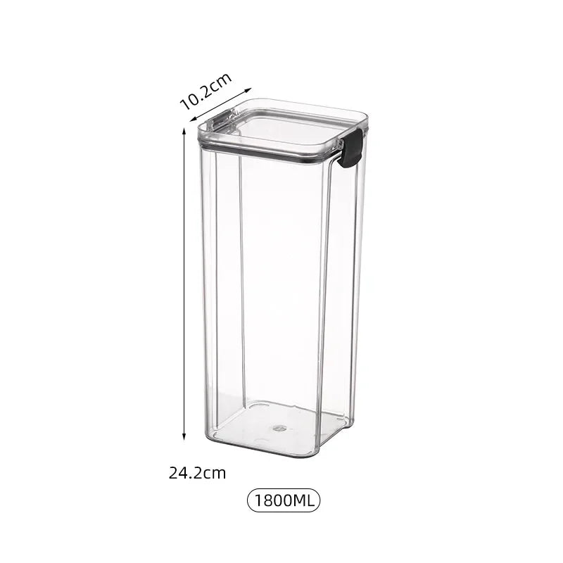 1PC Grain Sealed Jar Coarse Cereals Storage Box Waterproof Refrigerator Fresh-keeping Box Large Capacity Kitchen Organizer Case