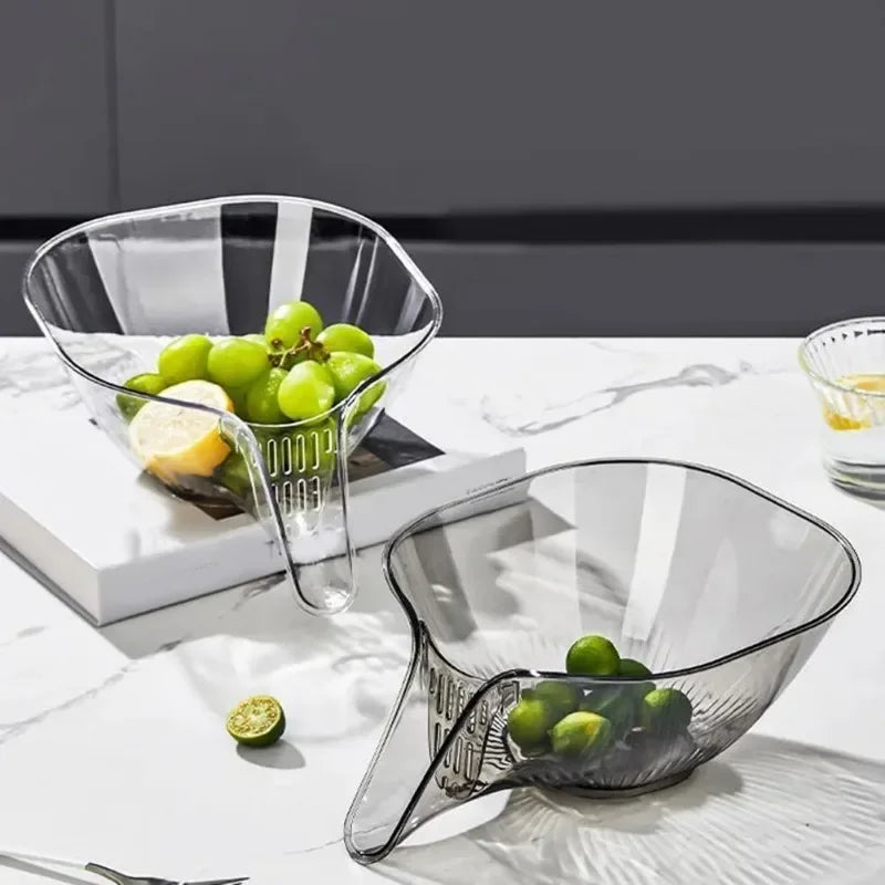 Kitchen Sink Drain Basket Multi-purpose Kitchen Storage Drain Basket Vegetable Fruit Washing Strainer Bowl Kitchen Accessories