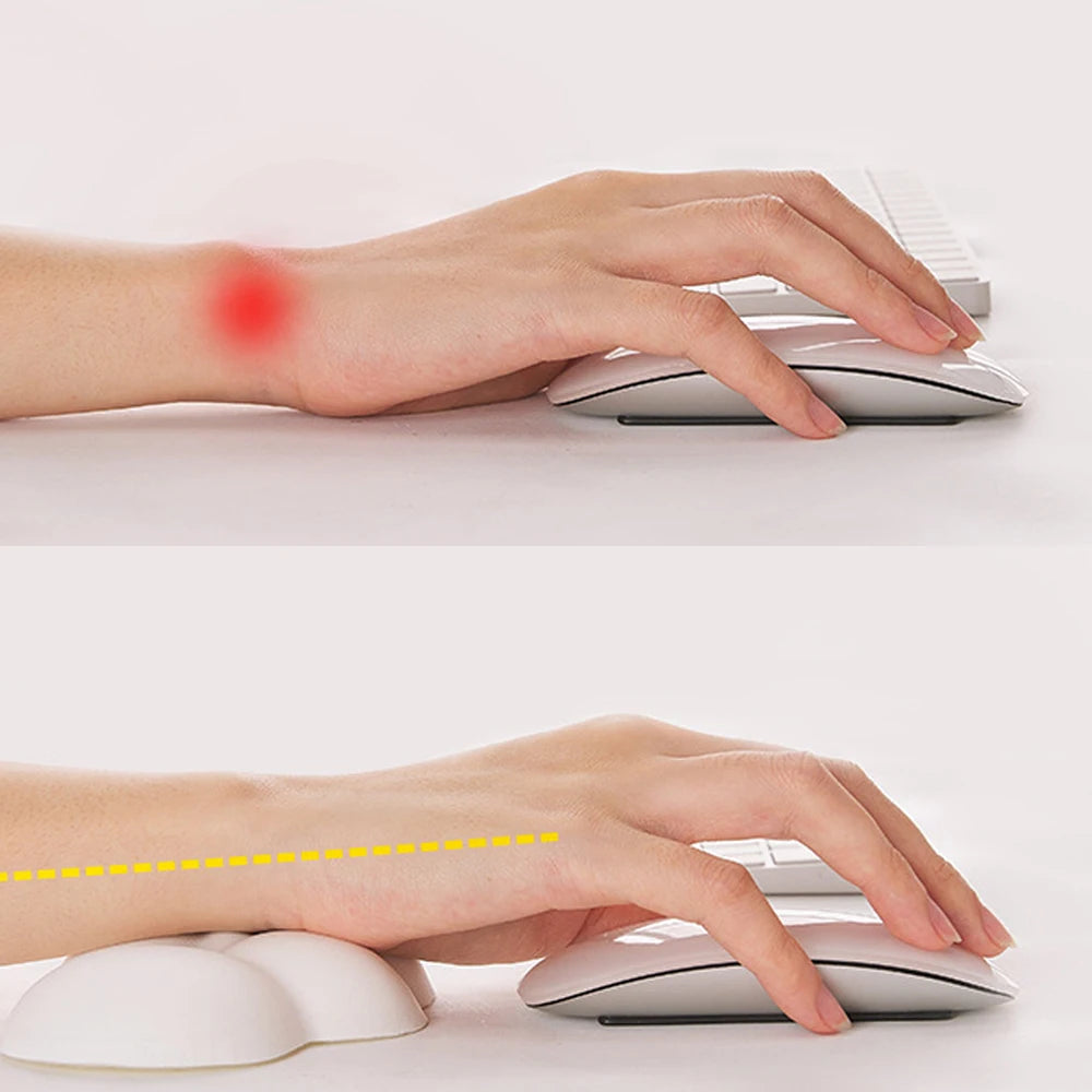 Ergonomic Mouse Pad with Wrist Rest Keyboard Cloud Anti-Slip Desktop Office Gamer Mouse Wrist Rest