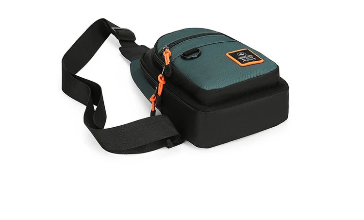Men Chest Bag Large Capacity One Shoulder Crossbody Backpack Outdoor Sports Leisure Fashion Small Sling Bag For Men
