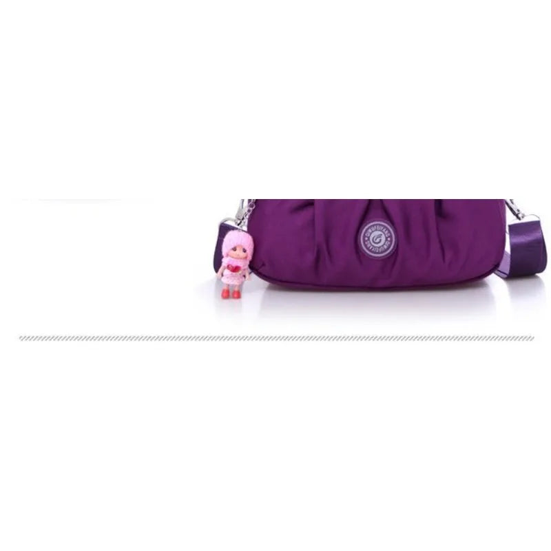New style trendy nylon oxford cloth bag casual one-shoulder slant straddle women's small bag crossbody bag