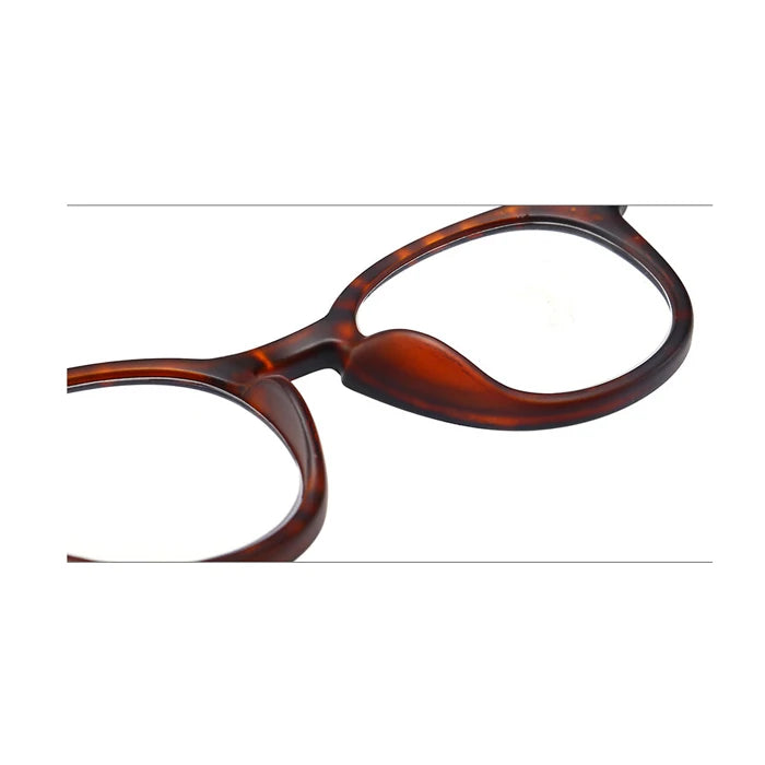Retro Leopard Oval Frame Reading Glasses For Men&Women Clear Lens Presbyopia Eyeglasses Eyewear With Diopter+1.0 to 4.0