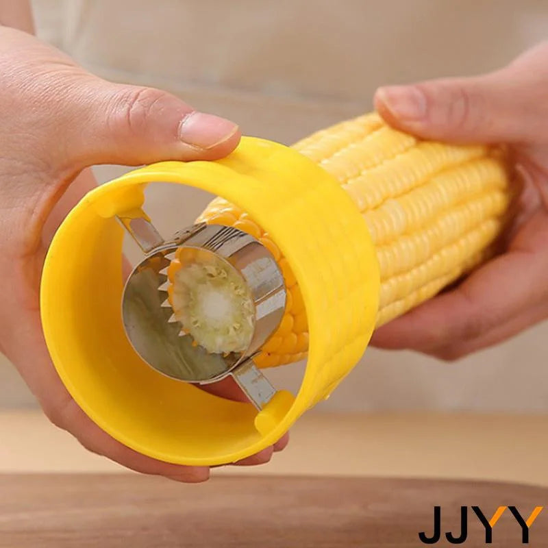 JJYY  Corn Cob Peeler Stripper Cutter Splitter Remover Thresher Stonego Kitchen Salad Tool