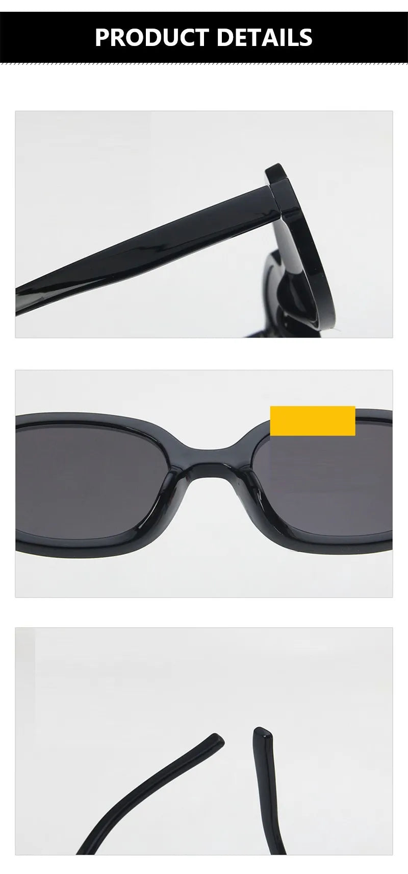 Oval Concave Vintage Sunglasses Women Fashion Design Retro Brand Sun Glasses Female Hip Hop Vintage Round Designer Oculos De Sol