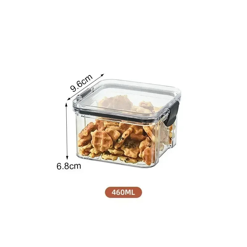 1PC Grain Sealed Jar Coarse Cereals Storage Box Waterproof Refrigerator Fresh-keeping Box Large Capacity Kitchen Organizer Case