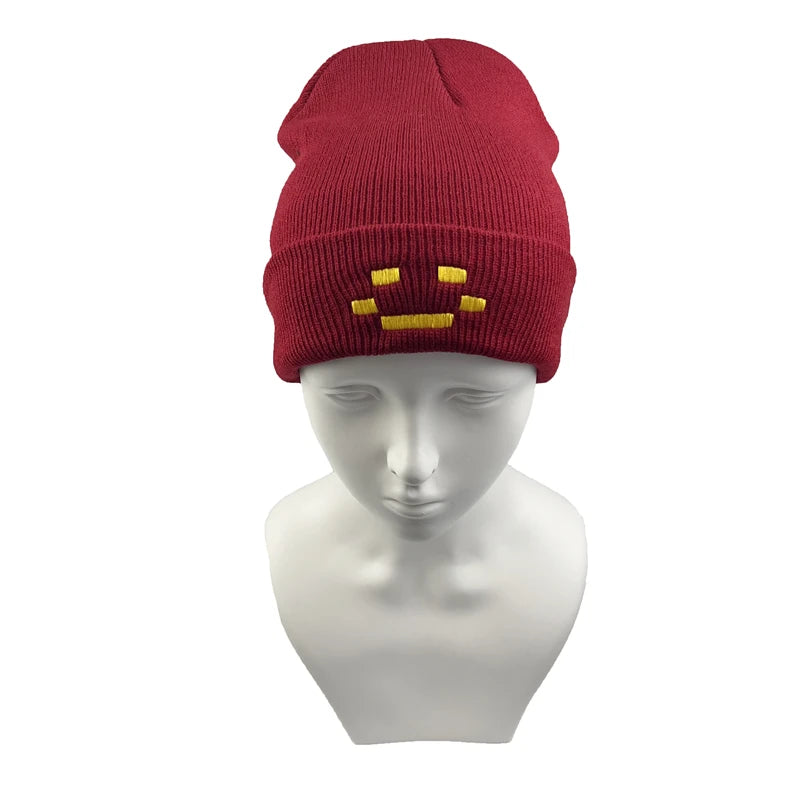 Autumn Winter Women Men Embroidery Knitted Hat Quackity Warm Beanies Hats It Makes You Look Cool