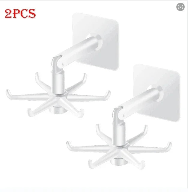 Kitchen Hook Organizer Bathroom Hanger Wall Dish Drying Rack Holder For Lid Cooking Accessories Cupboard Storage Cabinet Shelf