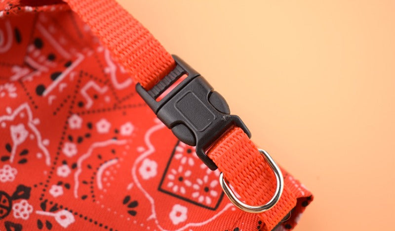 Pet Triangle Scarf Cat Dog Saliva Towel Printed Pets Dog Collar Adjustable Strap Kitten Puppy Saliva Neckerchief Pet Supplies