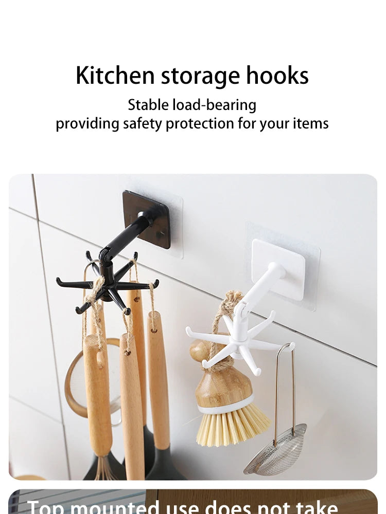 Kitchen Hook Organizer Bathroom Hanger Wall Dish Drying Rack Holder For Lid Cooking Accessories Cupboard Storage Cabinet Shelf