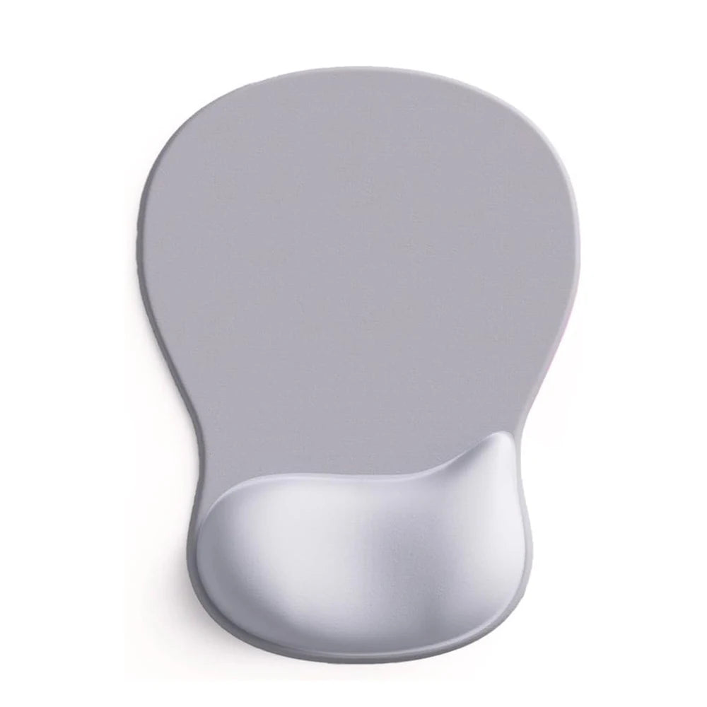 Comfortable Mouse Pad with Gel Wrist Rest Ergonomic Mouse Pad for Pain Relief Smooth Wrist Support Surface and Non-Slip PU Base