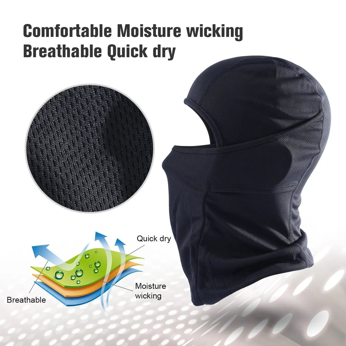 Balaclava Ski Mask Full Face Cover for Men and Women Breathable Full Face Mask for Skiing Outdoor Sports